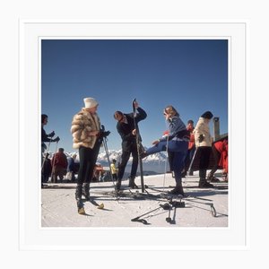 Slim Aarons, Verbier Skiers, 1964, Farbfotografie