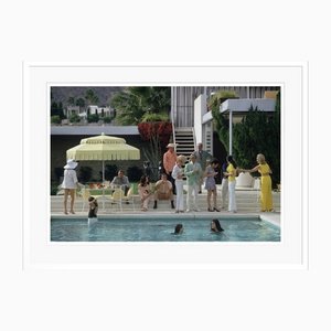 Slim Aarons, Poolside Gathering, 1970, Colour Photograph