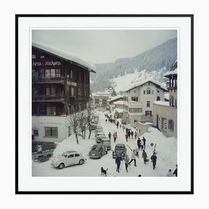 Slim Aarons, Klosters, 1963, Fotografía a color