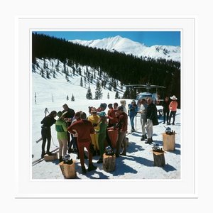 Slim Aarons, Snowmass Picnic, 1967, Fotografía a color