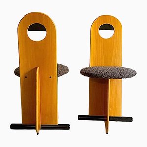 Post-Modernist Side Chairs, Set of 2