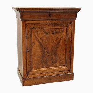 Credenza Luigi Filippo antica in noce, XIX secolo