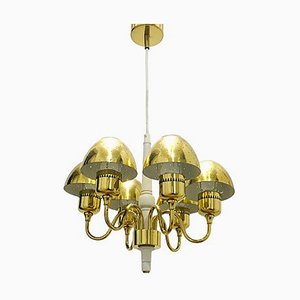 Lustre ou Suspension Mid-Century Scandinave en Laiton par Hans-Agne Jakobsson pour Hans-Agne Jakobsson Ab Markaryd, Suède, 1960s