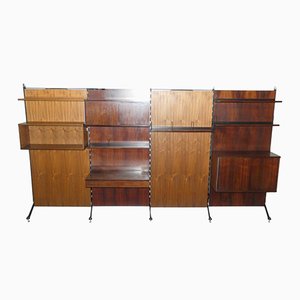 Teak Urio Modular Bookcase by Ico & Luisa Parisi for MIM, Rome, 1960s