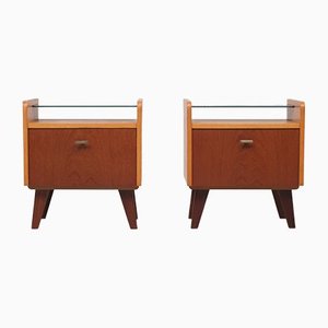 Comodini Mid-Century in teak, Paesi Bassi, anni '60, set di 2