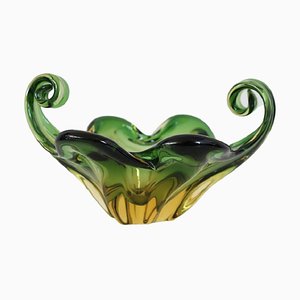 Italian Murano Artistic Glass Vase or Pocket Emptier by Flavio Poli for Seguso, 1960s