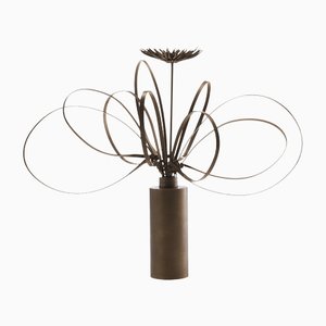 Swirl and Mum Bronze - Grand par Art Flower Maker