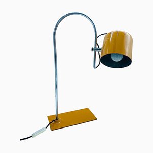 Italian Yellow Table Lamp in the Style of Joe Colombo for Oluce, 1960s
