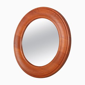 Specchio da parete in teak, Danimarca, anni '60