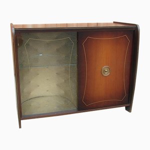Mid-Century Cabinet Bar with Turntable, 1960s