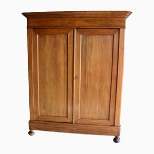 Antique Fruit Trees Wood Cabinet