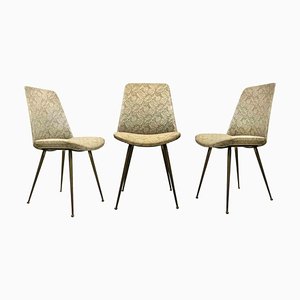 Vintage Chairs, Italy, Mid-20th-Century, Set of 3