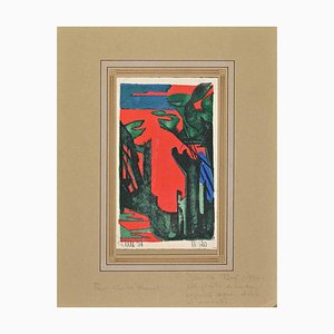 Danièle Perre, Composition, Lithographie Originale, 1958