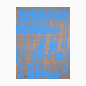 Emily Berger, Blue Note, 2020, Huile sur Panneau de Bois