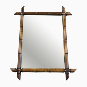 Miroir en Faux Bambou