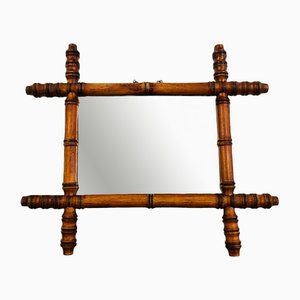 Miroir en Faux Bambou