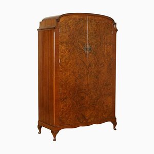 Armoire Double Art Déco en Noyer