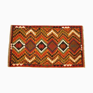 Aztekischer Vintage Kelim Teppich mit geometrischem Muster