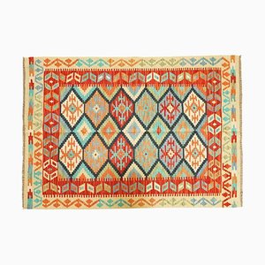 Aztekischer Vintage Kelim Teppich mit geometrischem Muster