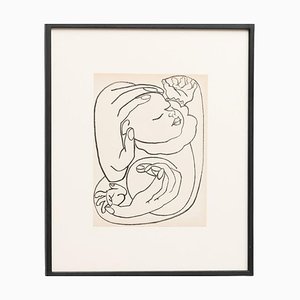 François Gilot, Pages of Love, 1951, Lithographie