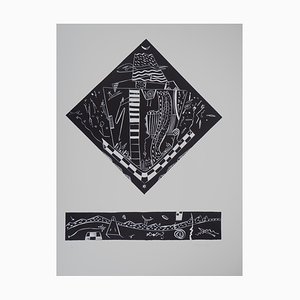 Raynal, Arrival in the City, Original Linocut