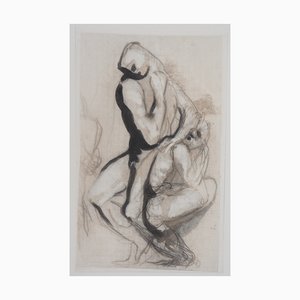 Nach Auguste Rodin, Group of Men, Radierung