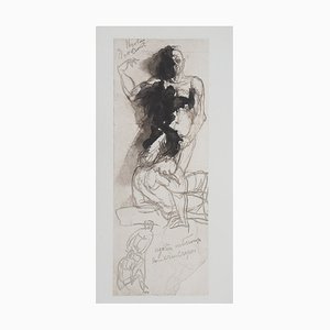 Nach Auguste Rodin, Ugolino Tells Dante, 19. Jahrhundert, Radierung
