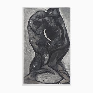 Nach Auguste Rodin, Transmutation von Mensch und Reptil, 19. Jh., Radierung