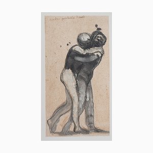 Nach Auguste Rodin, Paul und Françoise de Rimini, 19. Jh., Radierung
