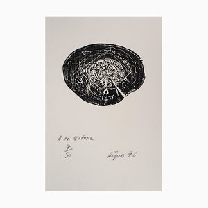 Ladislas Kijno, A Toi Nature, 1976, Original Engraving