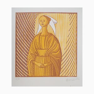 René Quillivic, The Bride of the Icelandic Fisherman, 1927, Original Woodcut