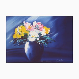 Victor Spahn, Bouquet of Flowers, 2002, Lithograph