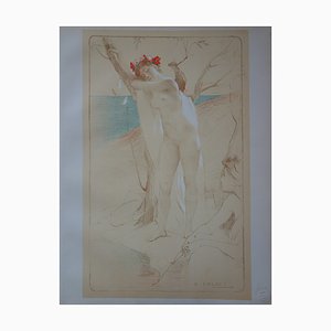 Antoine Calbet, The Stranger, Litografía original