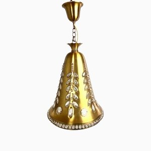 Lámpara de techo en forma de campana atribuida a Oswald Haerdtl de Lobmeyr, años 50
