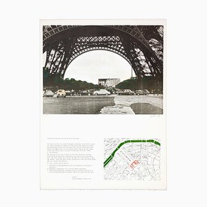 Christo, The Wrapping of the Ecole Militaire, 1972, Litografía