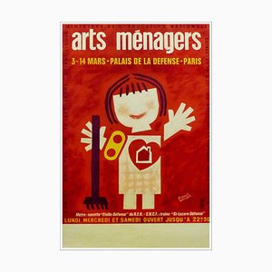 Francis Bernard, Arts Ménagers Grand Palais, 1960, Original Lithographic Poster
