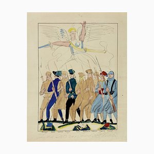 Raoul Dufy, The Allied Armies, 1915, acquarello e china su carta