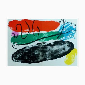 Joan Miro, Color Composition, 1961, Litografia originale