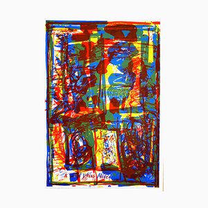 Jean-Paul Huftier, Trois couleurs sous verre, 1992, Lithographie