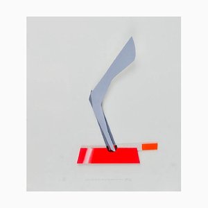 Tom Wesselmann, Smoking Cigarette in Aschenbecher, 2000, Liquitex auf Karton