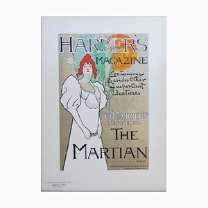 Fred Hyland, Harpers Magazine the Martian, 1898, Lithographie originale