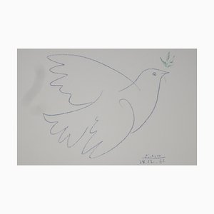 Nach Pablo Picasso, Dove for Peace, Lithographie