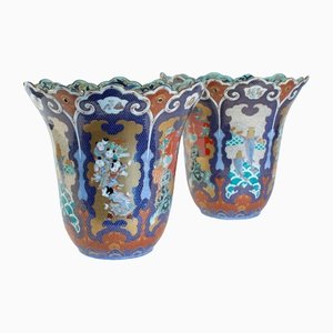 Vintage Japanese Vases from Fuqukawa, Set of 2