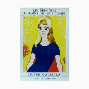 Kees Van Dongen, Musée Galliera the Painters Witnesses of Their Time, 1964, Original Poster