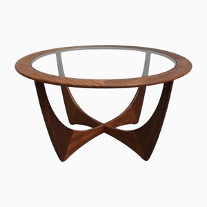 Teak & Glass Coffee Table by V Wilkins for G-Plan, 1960s