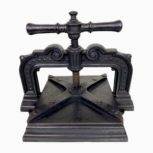 Antique Cast Iron Book Press, 1874