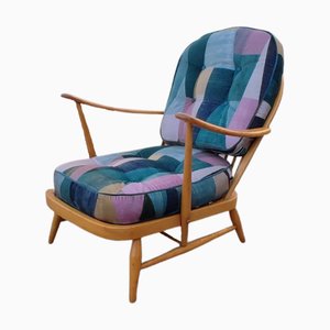 Mid-Century Blonde Elm Model 302 Armchair by Lucian Ercolani