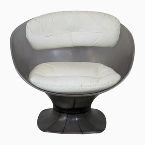 Sillón francés vintage de plástico de Raphael Raffel, años 70