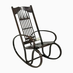 Bentwood Rocking Chair by Gustav Siegel for Jacob & Josef Kohn, 1910s