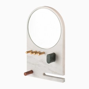 Marble Moody Jewelry Door Mirror by Cecilia Alemagna for Kimano